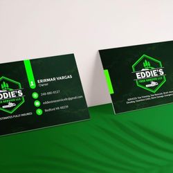 Eddie's Tree Service - Eddie's tree service business card