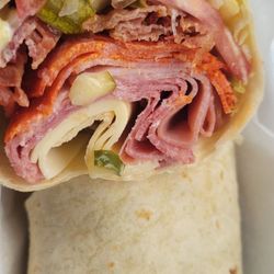Italian ... Nakia D style (pickles,bacon, and ranch in a wrap)