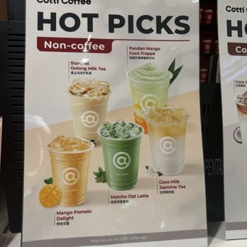 Cotti Coffee - Hot picks for non coffee drinks - Coffee & Tea Near Me - Pearl City, Hawaii Cotti Coffee - Hot picks for non coffee drinks - Coffee & Tea Near Me - Pearl City, Hawaii