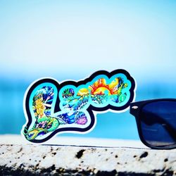 Pier down the street from Lytt! Radical stickers of Pacifica. #art