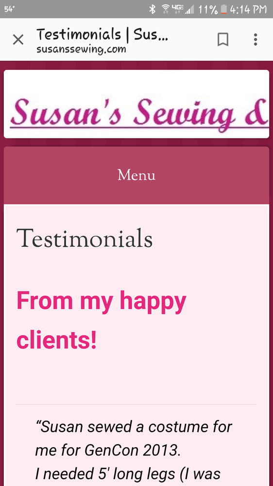 SUSAN’S SEWING Updated July 2024 511 Ferry St, Lafayette, Indiana