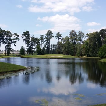 Augusta Pines Golf Club - 17, a TPC sawgrass like green, but smaller, further away, and a tough slanted green. - Golf Near Me - Spring, Texas Augusta Pines Golf Club - 17, a TPC sawgrass like green, but smaller, further away, and a tough slanted green. - Golf Near Me - Spring, Texas