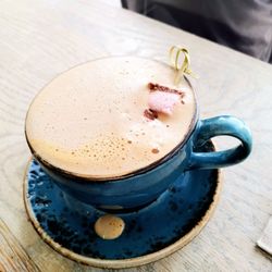 Craftsman and Wolves - The Den - Mocha with Valrhona chocolate, oat milk and marshmallows on skewer