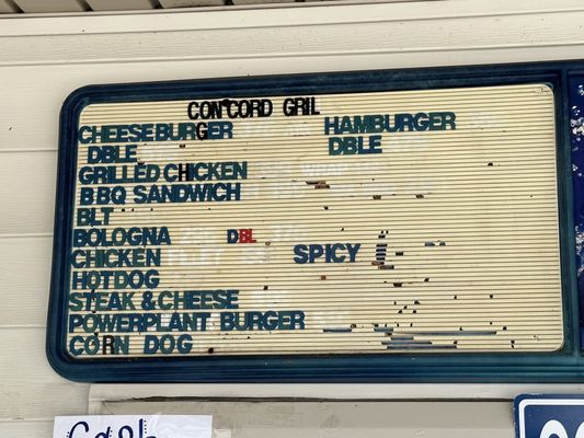 Menu photo 1 Concord Grill Roxboro, NC Menu photo 1 Concord Grill Roxboro, NC