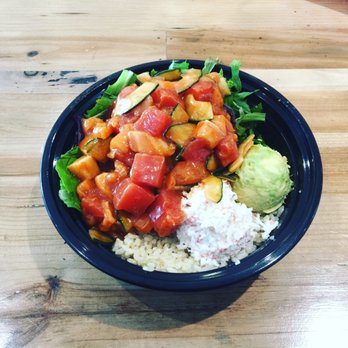Uroko Poke - Half and half large bowl! Avocado included no charge! - Poke Near Me - Cypress, California Uroko Poke - Half and half large bowl! Avocado included no charge! - Poke Near Me - Cypress, California