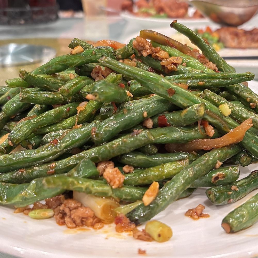 KW Cafe - Green Diced String Beans with Minced Meat & Vegetables / 欖菜肉鬆四季豆 - Hong Kong Style Cafe Near Me - Rowland Heights, California KW Cafe - Green Diced String Beans with Minced Meat & Vegetables / 欖菜肉鬆四季豆 - Hong Kong Style Cafe Near Me - Rowland Heights, California