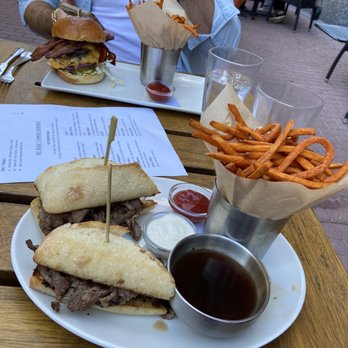 Del Frisco's Grille - Shaved Prime Steak Sandwich - New American Near Me - Hoboken, New Jersey Del Frisco's Grille - Shaved Prime Steak Sandwich - New American Near Me - Hoboken, New Jersey