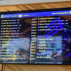Hexagon Brewing Company - Current beer as of 6-5-2024