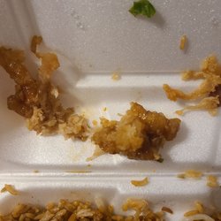 New China Restaurant - Dry stringy chicken