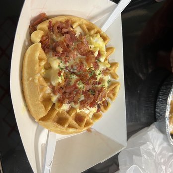 Capitol Waffle Shop - Egg Queso and Bacon Waffle - Breakfast & Brunch Near Me - Harrisonburg, Virginia Capitol Waffle Shop - Egg Queso and Bacon Waffle - Breakfast & Brunch Near Me - Harrisonburg, Virginia