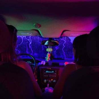 Local Car Wash - A beautiful view of the vivid lights in the tunnel - Car Wash Near Me - Tyler, Texas