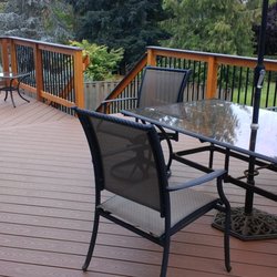 Archadeck of West Portland - Tualatin, Trex synthetic deck with Custom railing