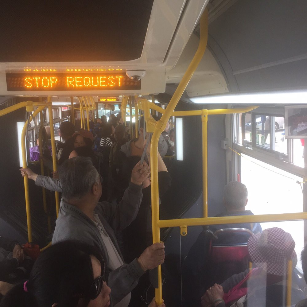 MUNI - 8X Bayshore Express - Had to take due to no F Market, but didn't know where they stop due to protest - Public Transportation Near Me MUNI - 8X Bayshore Express - Had to take due to no F Market, but didn't know where they stop due to protest - Public Transportation Near Me