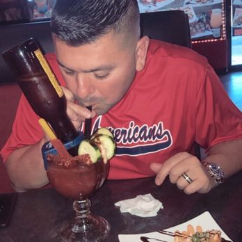 Mariscos Rocamar - Bday boy Jess enjoying a delicious michelada... - Mexican Near Me - La Puente, California Mariscos Rocamar - Bday boy Jess enjoying a delicious michelada... - Mexican Near Me - La Puente, California