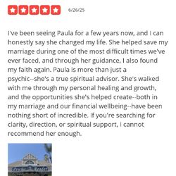 Readings by Psychic Paula