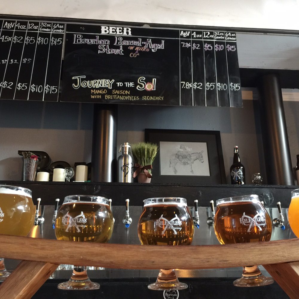 Relentless Brewing - Flight - Breweries Near Me - Temecula, California Relentless Brewing - Flight - Breweries Near Me - Temecula, California