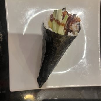 Sushi Yoshino - Salmon Skin Hand Roll - Japanese Near Me - Atlanta, Georgia