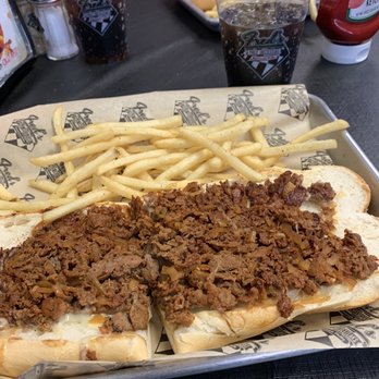 Fred's Downtown Philly - #2 with fries. - New American Near Me - Plano, Texas