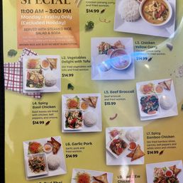 Lunch specials Lunch specials