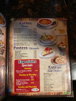 Menu photo 5 Sirenitas Restaurant Long Beach, CA Menu photo 5 Sirenitas Restaurant Long Beach, CA