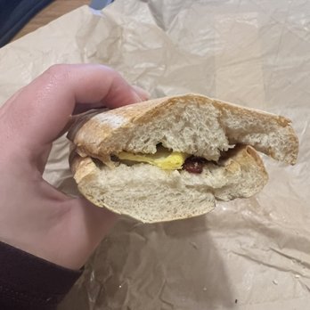 Panera Bread - Thin and soggy ciabatta breakfast sandwich - Sandwiches Near Me - Monroeville, Pennsylvania