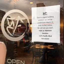 Closing notice
