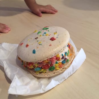Guiltea Cravings - Fruity pebbles macaroon ice cream sandwich - Coffee & Tea Near Me - San Diego, California