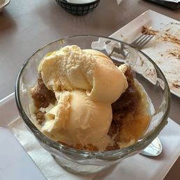 Peach cobbler