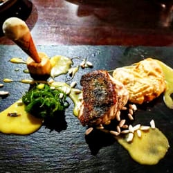 Skyline Restaurant - The NZ fish with a dessert