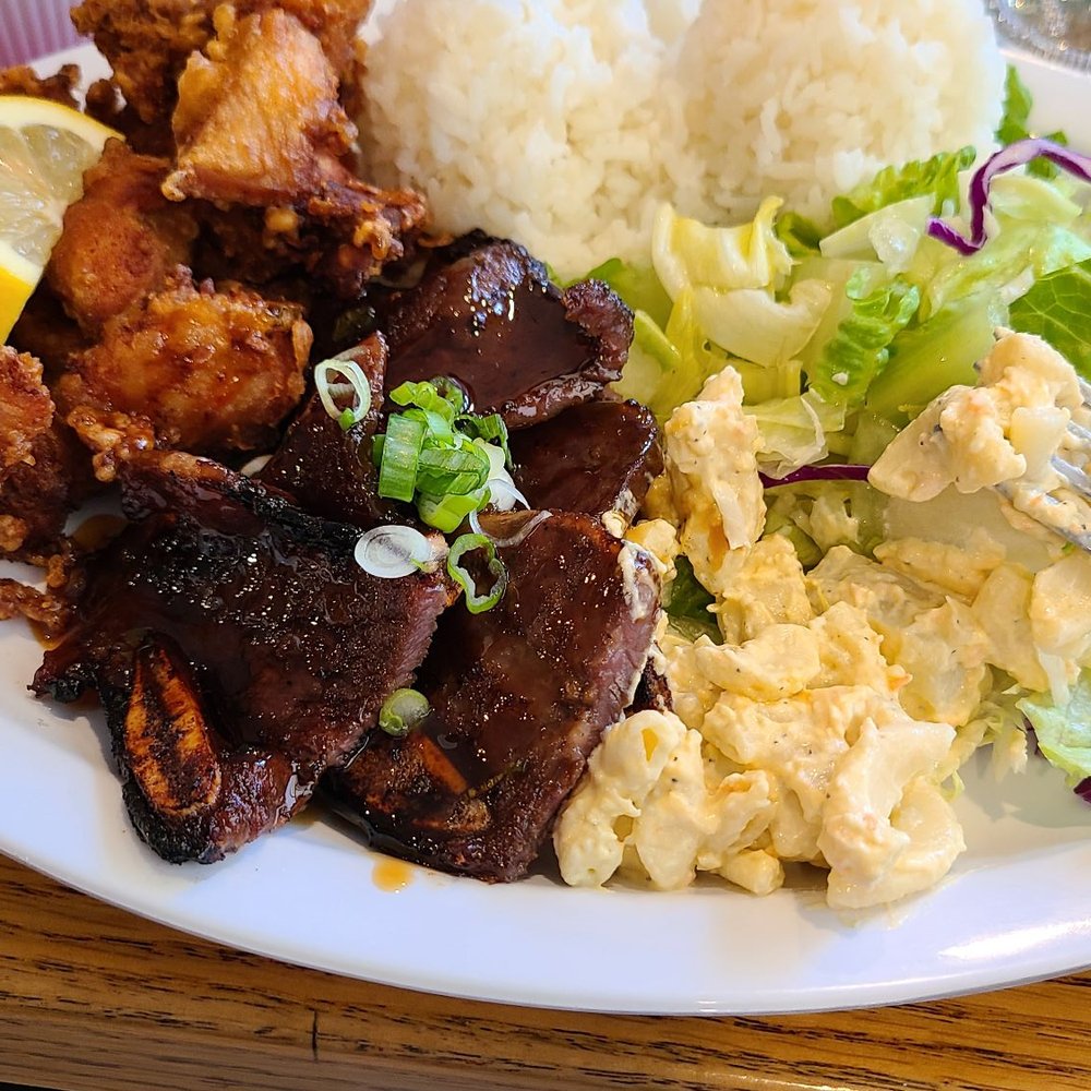 Ladybug Café - Combo plate - Japanese Near Me - Gardena, California Ladybug Café - Combo plate - Japanese Near Me - Gardena, California