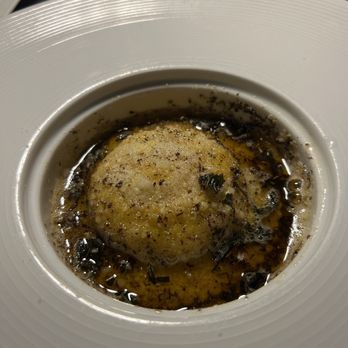 Momento Restaurant - Egg yolk raviolo - Italian Near Me - Stroudsburg, Pennsylvania
