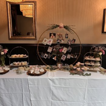 Barrel & Vine - Dessert table in the room for special events. - American Near Me - Lemont, Illinois