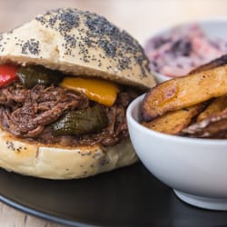 Comedy Café Berlin - Pulled Pork Sandwich