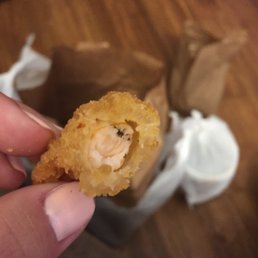 What restaurant doesn't clean their shrimp??