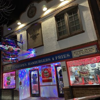 Penelope's World Famous Burgers & Fries - Outside! So cute seat with lights - American Near Me - Estes Park, Colorado Penelope's World Famous Burgers & Fries - Outside! So cute seat with lights - American Near Me - Estes Park, Colorado