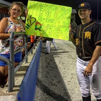 Skylands Stadium - My daughter made this sign for R. Mathews & he autographed it, gave her game ball & posted this pic on his Instagram. Class act! - Stadiums & Arenas Near Me - Augusta, New Jersey Skylands Stadium - My daughter made this sign for R. Mathews & he autographed it, gave her game ball & posted this pic on his Instagram. Class act! - Stadiums & Arenas Near Me - Augusta, New Jersey