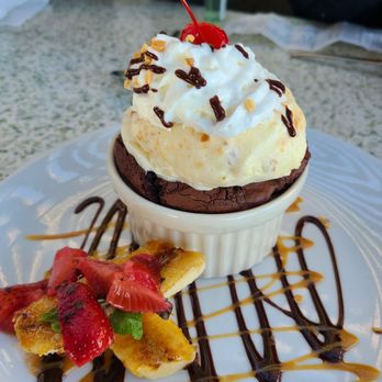 C Level - Potted Brownie Banana Split - New American Near Me - San Diego, California C Level - Potted Brownie Banana Split - New American Near Me - San Diego, California