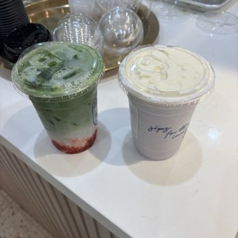 The Moon Coffee - Strawberry Matcha, Taro Cloud - Bubble Tea Near Me - Costa Mesa, California The Moon Coffee - Strawberry Matcha, Taro Cloud - Bubble Tea Near Me - Costa Mesa, California