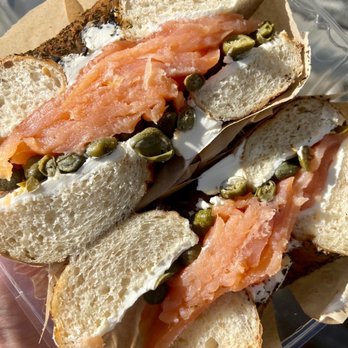 Ovenbird Bakery - Lox Bagel with Za'atar Bagel - Bakeries Near Me - Baltimore, Maryland