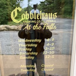 Exterior outside entrance of Cobblehaus At The Falls - Mercer, Pennsylvania Exterior outside entrance of Cobblehaus At The Falls - Mercer, Pennsylvania
