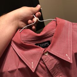 King George Cleaners - Color was messed up after picking up the shirt. (Around collar)