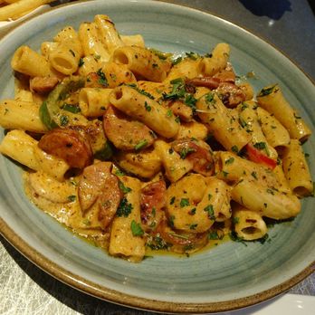 Dave & Buster's Henderson - Shrimp and sausage cajun pasta - Sports Bars Near Me - Henderson, Nevada Dave & Buster's Henderson - Shrimp and sausage cajun pasta - Sports Bars Near Me - Henderson, Nevada