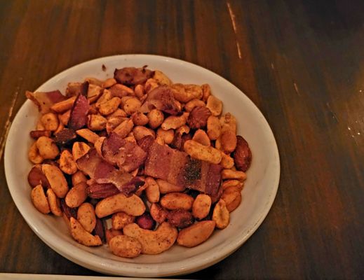 Photo of Corridor 44 - Denver, CO, US. Spiced mixed nuts with bacon, yum!