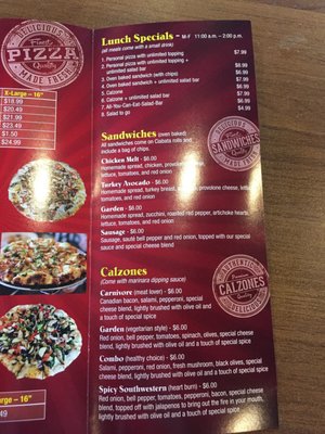 Menu photo 1 Valley Pizzeria Hollister, CA Menu photo 1 Valley Pizzeria Hollister, CA