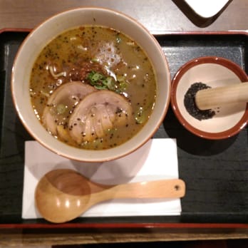 Ramen Isshin - Black sesame tan tan noodle - Ramen Near Me - Toronto, Ontario