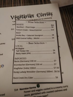 Menu photo 3 Paramjit's Kitchen Revelstoke, BC