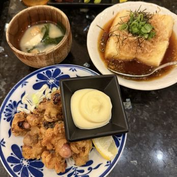 Teishoku - Agedashi Tofu, Baby Tako - Japanese Near Me - Honolulu, Hawaii