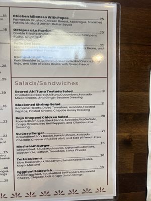 Menu photo 1 Su Casa Restaurant & Bar Folsom, CA