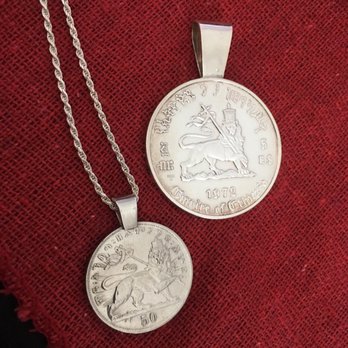 Underhill Studio - A 50 santeem and a $5 coin turned into pendants - Jewelry Repair Near Me - Albany, California