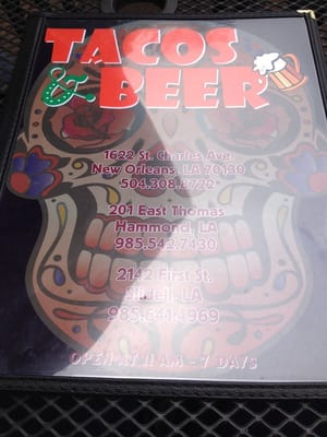 Menu photo 8 Tacos And Beer New Orleans, LA Menu photo 8 Tacos And Beer New Orleans, LA